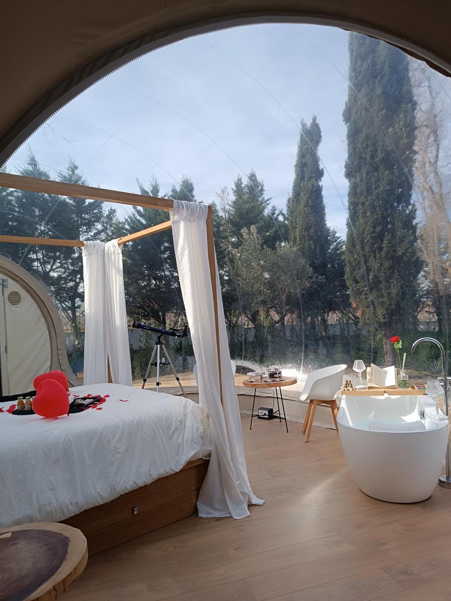 Bubble Room Puglia Villa Bautier Bubblenights Cerignola Exterior foto