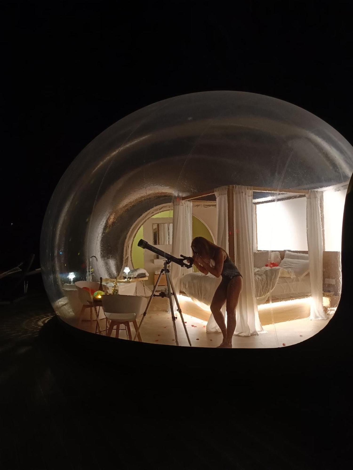 Bubble Room Puglia Villa Bautier Bubblenights Cerignola Exterior foto