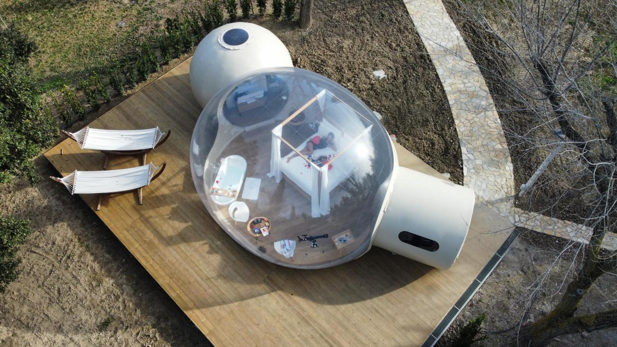 Bubble Room Puglia Villa Bautier Bubblenights Cerignola Exterior foto